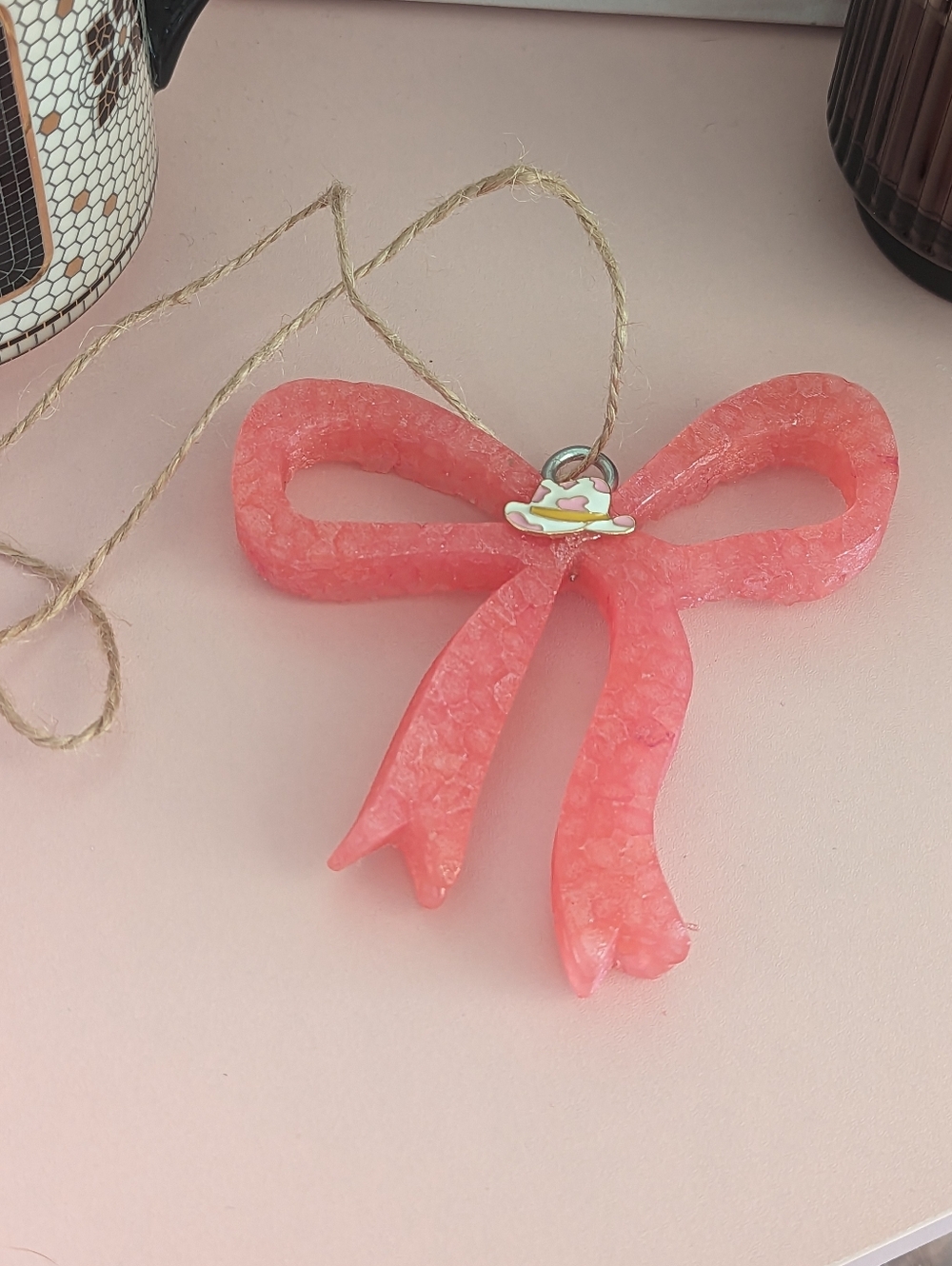 Western Themed Bow Shaped Large Freshie NWT!